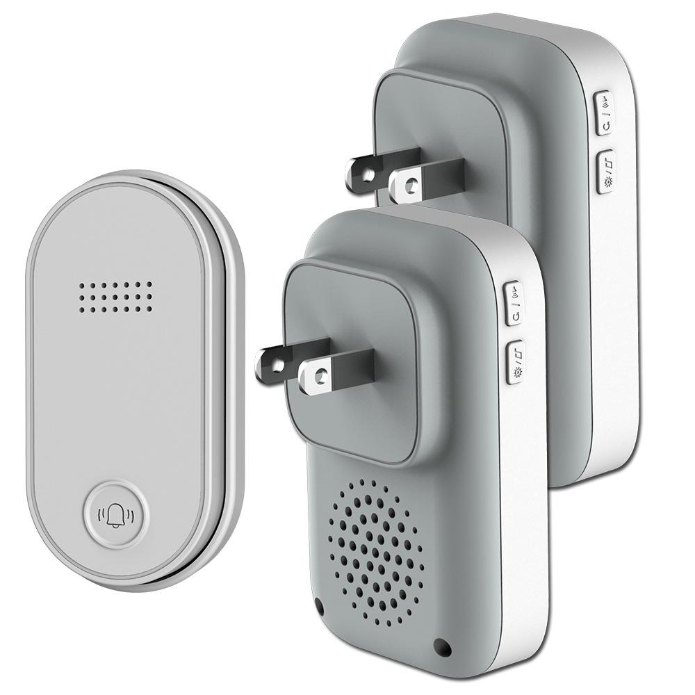Dual-Mode Wireless Waterproof Battery-Free AC Doorbell
