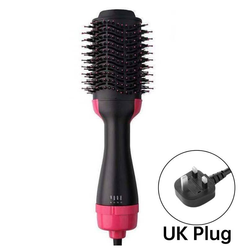 

Электрический фен Горячий воздух Щетка для завивки Ролик для волос Фен Расческа Выпрямитель UK