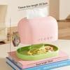 1Pc Retro Tissue Box Double-Layer Tissue Boxwith Storage Tray Jewelry Watch Organizer Home Living Room Desktop Napkin Container