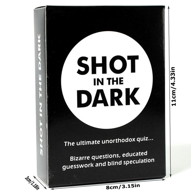 Shotinthedark Unorthodox Qa Game For Couples With Card Decks For Party Fun StyleA
