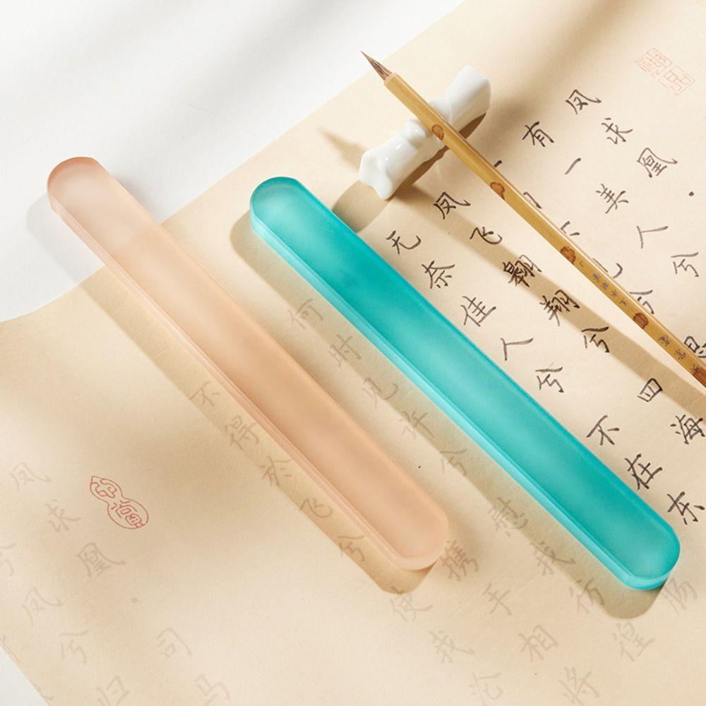 Professional Coloured Glaze Paperweight Traditional Calligraphy Accessories Art Supplies