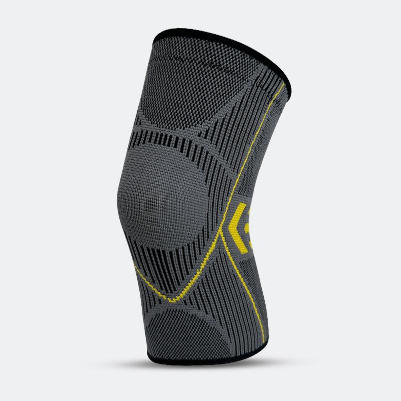 Outdoor Sports Knee Pads Knitted Nylon High Elastic Warm Knee Pads Non Slip Breathable Sweat Absorbent Cycling Running Mountaineering Protective Gear