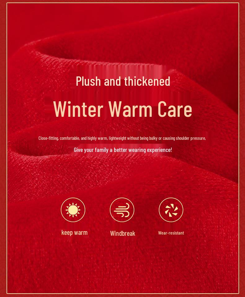 2026 Year of the Horse Red Zodiac Hoodie Fleece-Lined Loose Fit Long Sleeve Men's Clothing