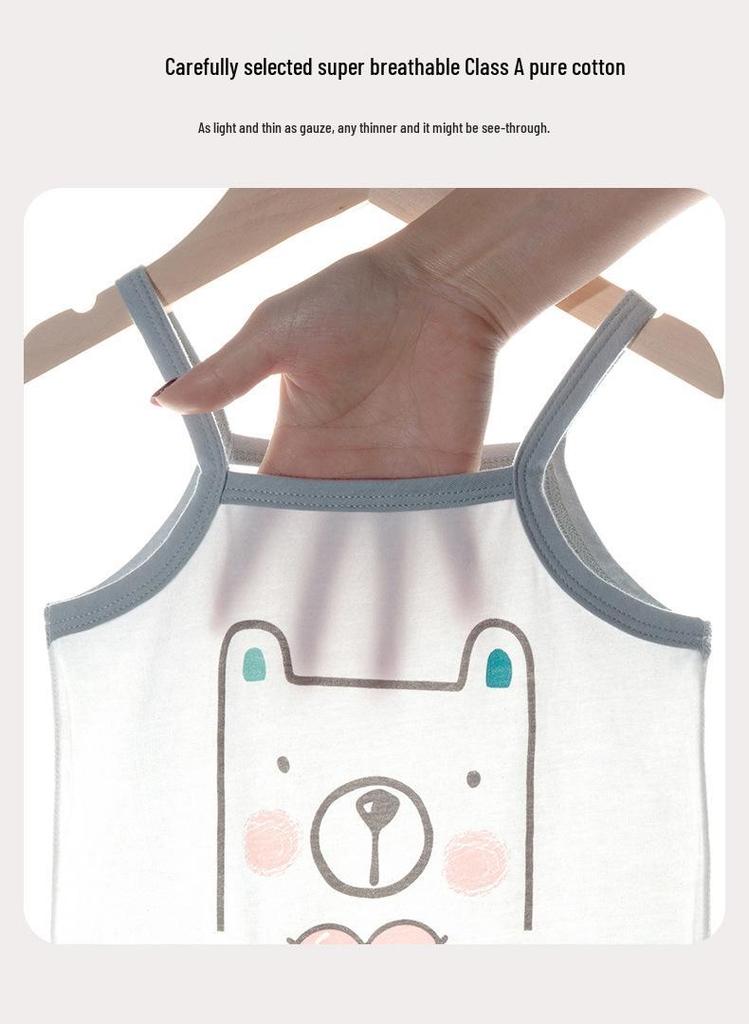 Newborn Infant Sleeveless Romper - Cute Strappy Summer Bodysuit for Boys & Girls