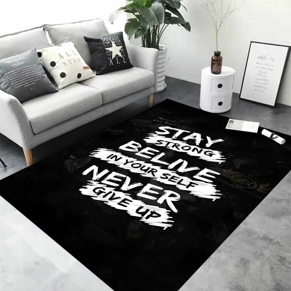 

YOU ARE S-Super S-Simple Songs Floor Mat Nordic Style Home Doormat Bathroom-Toilet Mats Bedroom Hotel Decor Mat Gift 50X80CM