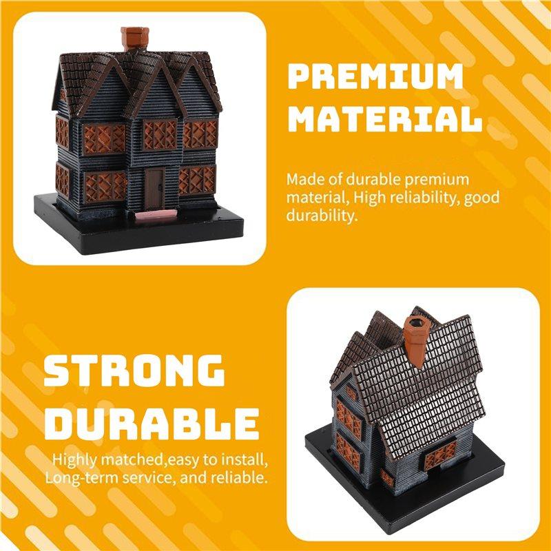 Good-Salems Witch House Incense Burner Massachusetts Witch House For Halloween Christmas Vacation Ornament Incense Burner