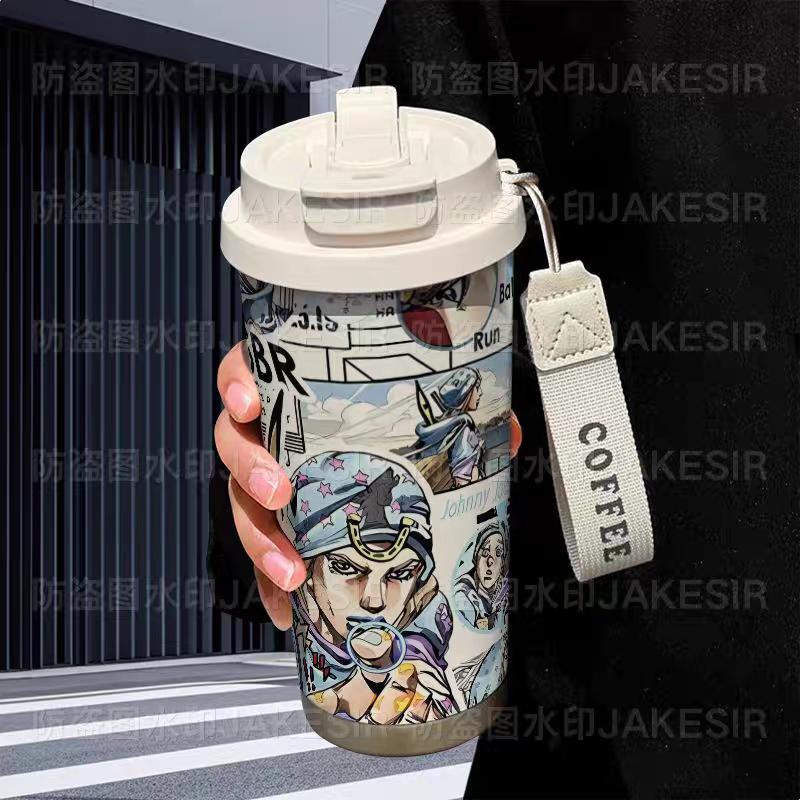 Stranger Things Insulated Tumbler - Stainless Steel Dual Lid Sippy Cup for Coffee & Cold Drinks