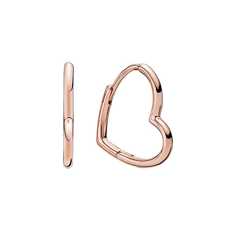 Pandora Playful Heart Silver Earrings Women earrings 288307 Box