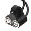 LMoDri Aluminum alloy Motorcycle Switch Button Manual-return Self-return Button LED Light Lamp Control CNC
