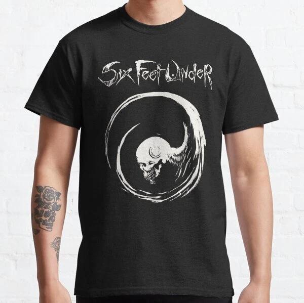 New Rare Six Feet Under Band Black Cotton Size S To 5XL Shirt M