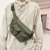 Nylon Herren Hüfttasche Große Kapazität Verstellbarer Gurt Mehrere Taschen Brusttasche Japanischer Stil Umhängetasche Sport Bauchtasche Damen