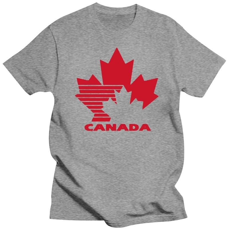 Team Canada Retro 80's Hockey Logo Casual Cotton T Shirts
