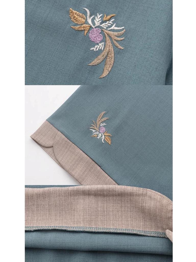 Brand Mom 2026 New Summer Cotton Linen Two-Piece Set: Short Sleeve T-shirt & Top for Middle-aged and Elderly Women