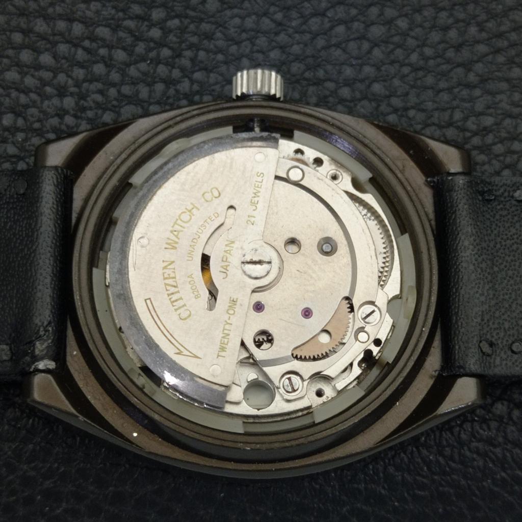 JAPAN VINTAGE CITIZEN AUTOMATIK 8200 HERREN ORIGINAL ZIFFERBLATT UHR a702150-5 R208-a702150