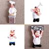 3D Resin Chef Cook Bread Refrigerator Magnet Fridge Home Kitchen Decoration Acce Top Sale