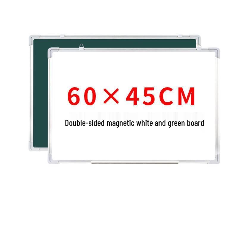 Double-Sided Magnetic Whiteboard & Chalkboard with Mobile Stand for Home, Teaching, and Office Use