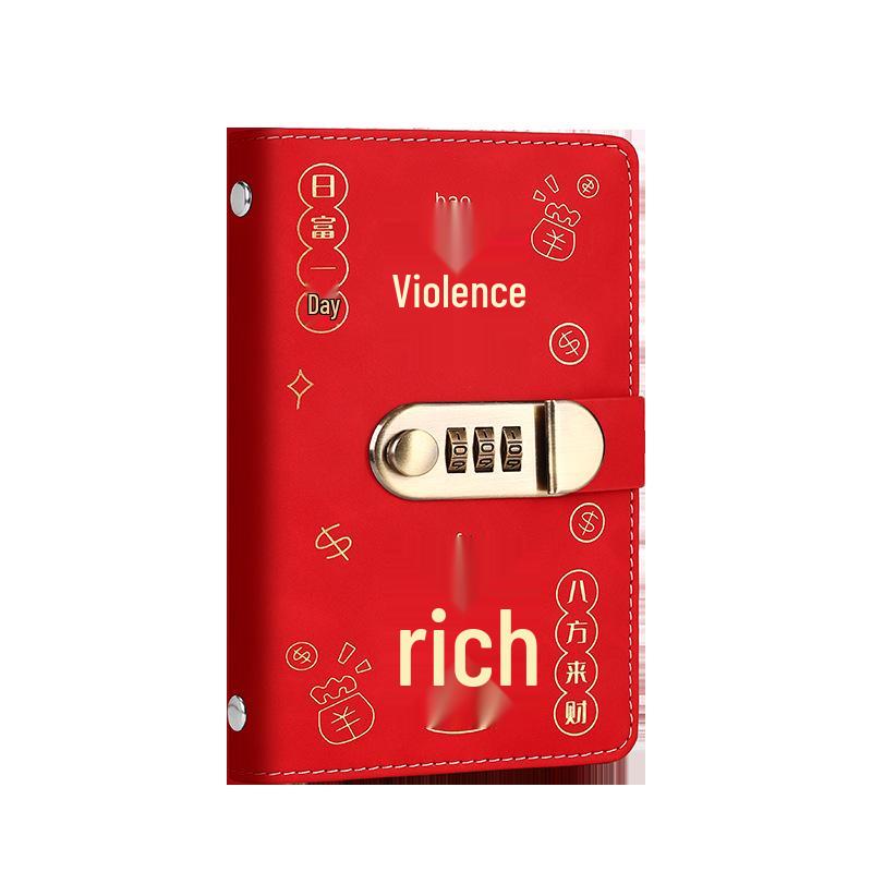 Popular Internet Celebrity Cash Savings Book: Large Capacity Password-Lock Album for Financial Management