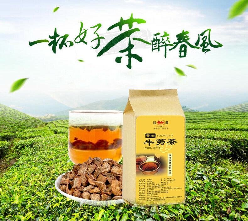 250g Dried Burdock Tea Premium Organic Herbal Tea Healthy Drink New Slimming Tea