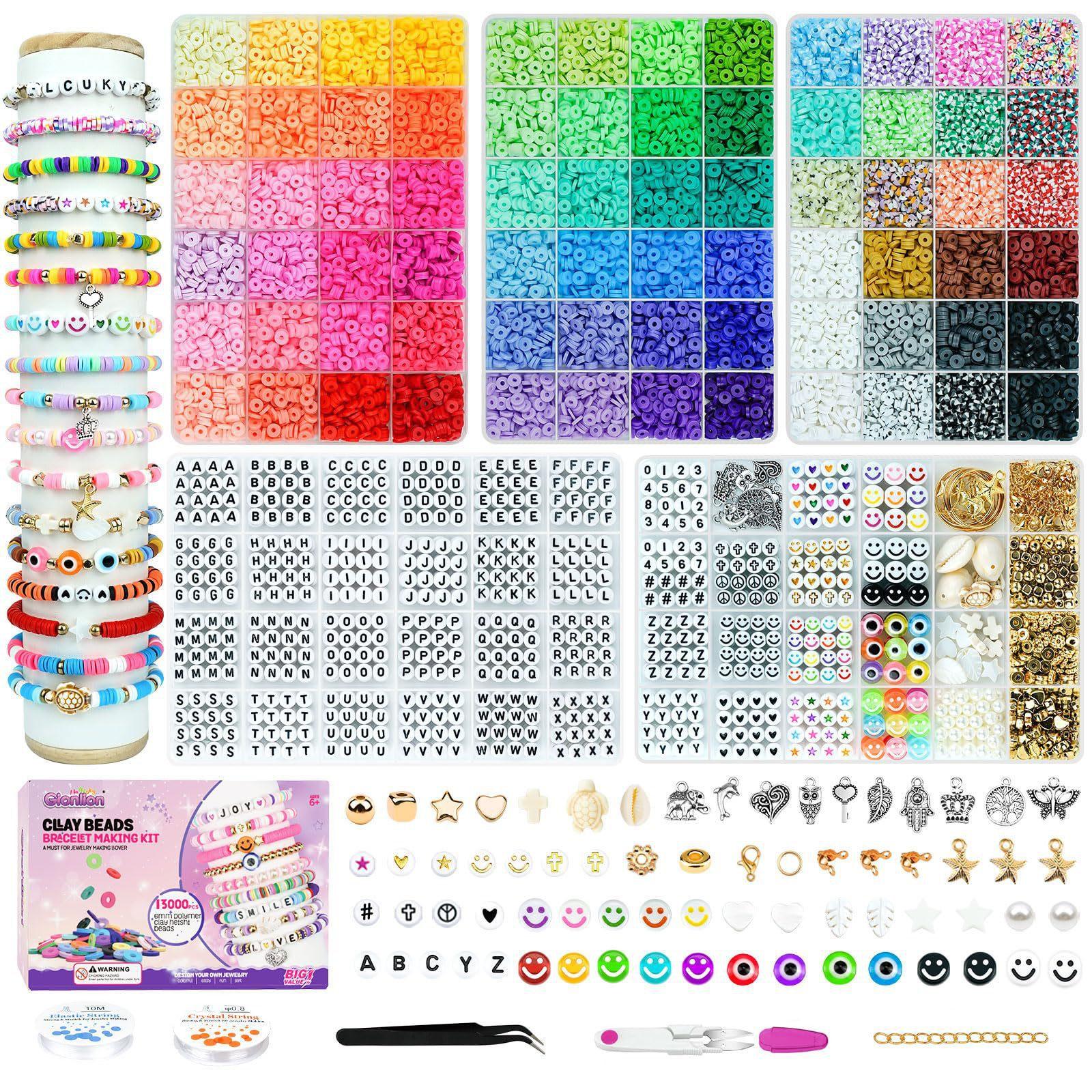 Soft Pottery 72-Color Soft Pottery Sheet Diy Set Box Bracelet Letter Beads Ccb Smiley Face Beads Jewelry Diy Kit