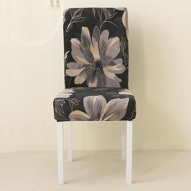 Stretch Dining Chair Cover Anti-Dirty Chair Seat Cover For Living Room,Wedding,Kitchen El,Ceremony,Banquet,Office Removable