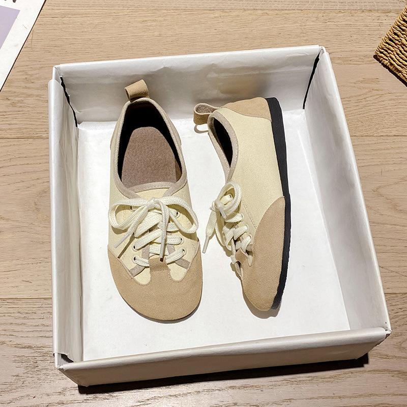 

Лоскутные туфли из натуральной кожи и парусины, женские кроссовки на шнуровке, эспадрильи из коровьей кожи разных цветов, женские туфли на плоской подошве из коровьей кожи 5 абрикосовый