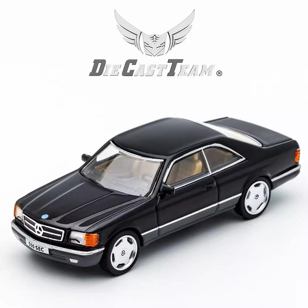 DCT 1/64 Mercedes Benz 500SEC Car Alloy Toys Motor Vehicle Diecast Metal Model Kids Xmas Gift Toys for Boys