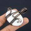Moonstone 999 Copper Wire Wrapped Pendant, Handmade Gemstone Pendant, Gift For Mom Antique Jewelry