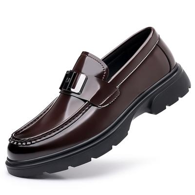 Chaussures en Cuir pour Homme Cuir Véritable Chaussures Décontractées Chaussures Oxford d'Affaires Chaussures de Travail de Designer de Haute Qualité