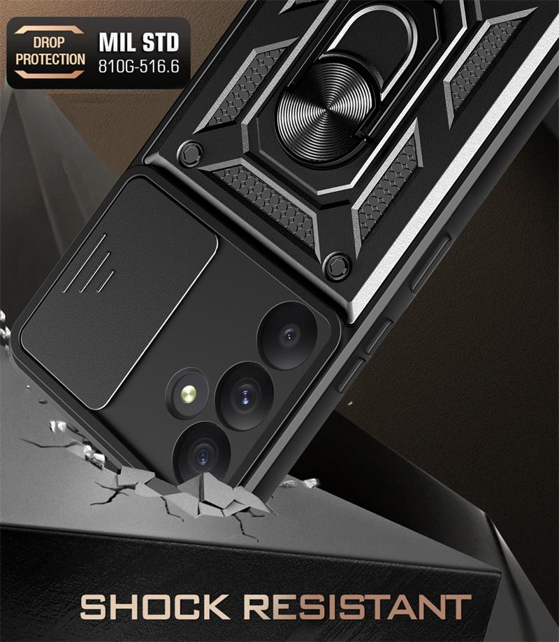 Für Samsung Galaxy A05 A05S A15 A35 A55 Hülle Schiebeobjektiv Panzer Stoßfest Coque Für Galaxy A 05 S 15 35 55 Ringständer Rückseite