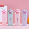 Cute Cat Paw Pencil Case - Soft, Frosted, Standable, and Customizable Cartoon Pencil Box