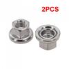 Bikes Crew Nut 3/8 Dark Silver M10 Screw Brand New
