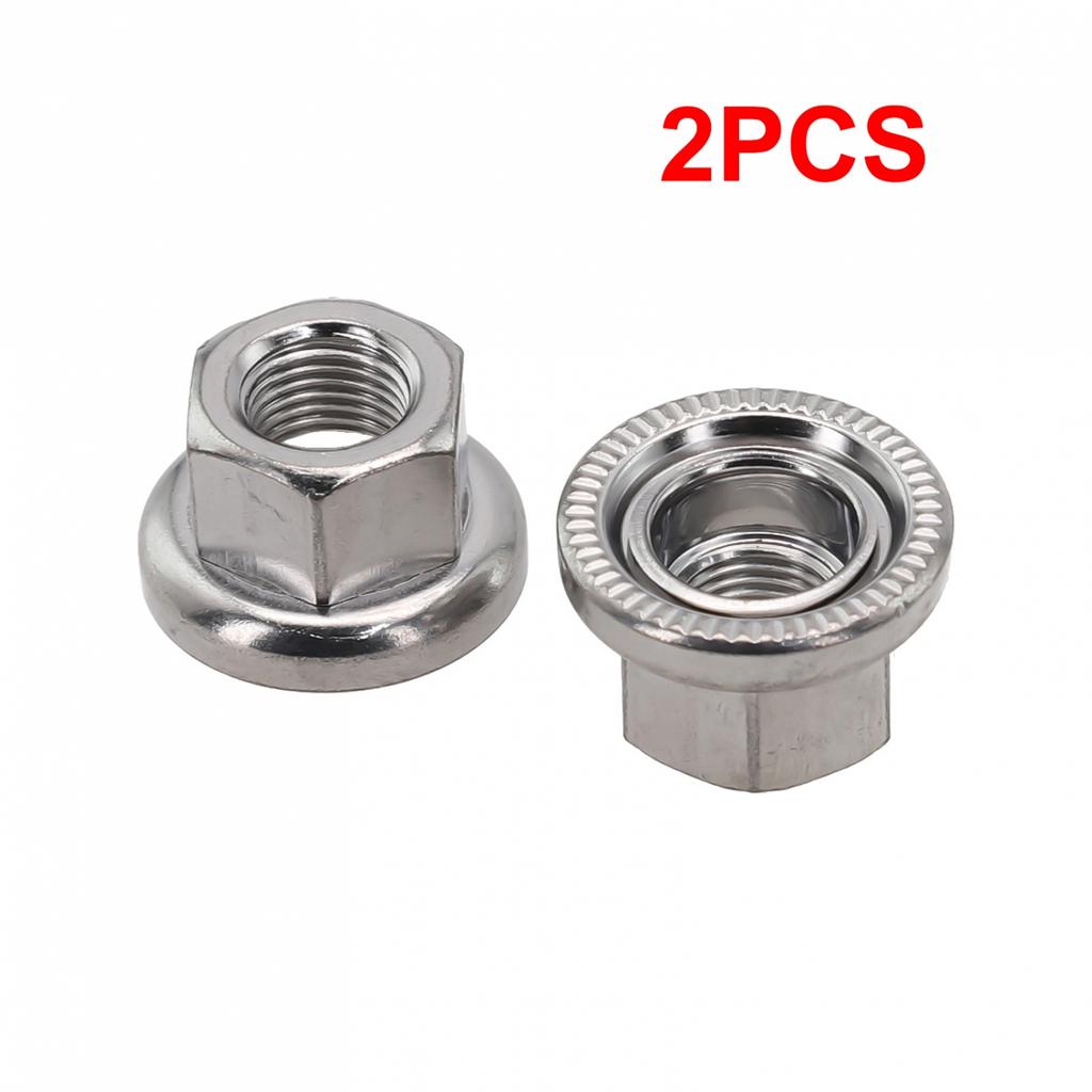 Bikes Crew Nut 3/8 Dark Silver M10 Screw Brand New