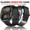Metal Case+Silicone Strap for Apple Watch Bands 46mm 45mm  Shockproof Protector Cover Iwatch Series 11 10 9 8