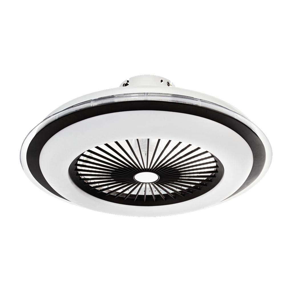 Zephyr Schwarz 48W LED + Fernbedienung Deckenventilatorlampe