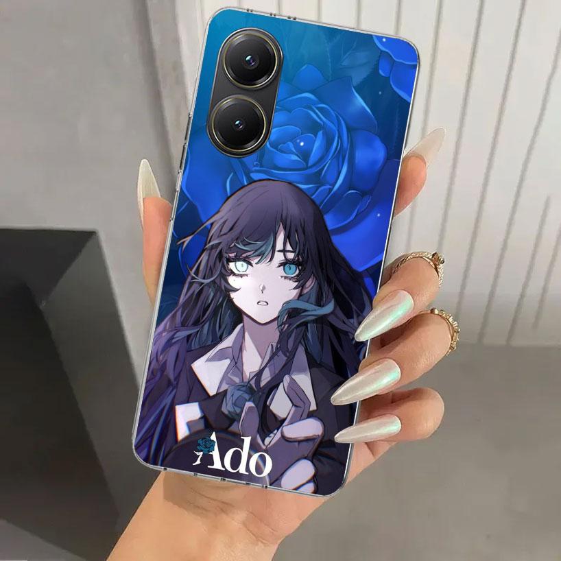 Ado Kyogen X Uta Handyhülle für Xiaomi Poco X5 X6 X7 Pro F7 Ultra M7 Redmi 15 15C 13 13C 12 12C 10 10A 10C 9 9A 9C 9T Hülle Poco