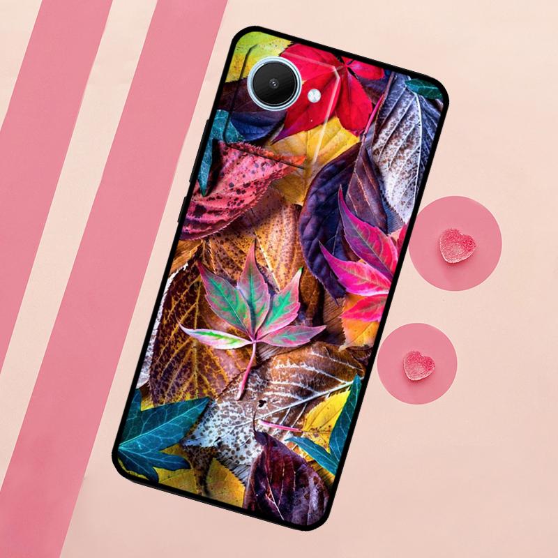 Colorful Leaves For Realme 15 10 11 12 13 14 Pro Plus C65 C67 C75 C63 C61 C55 C51 C53 C35 GT6 GT7 Pro Case