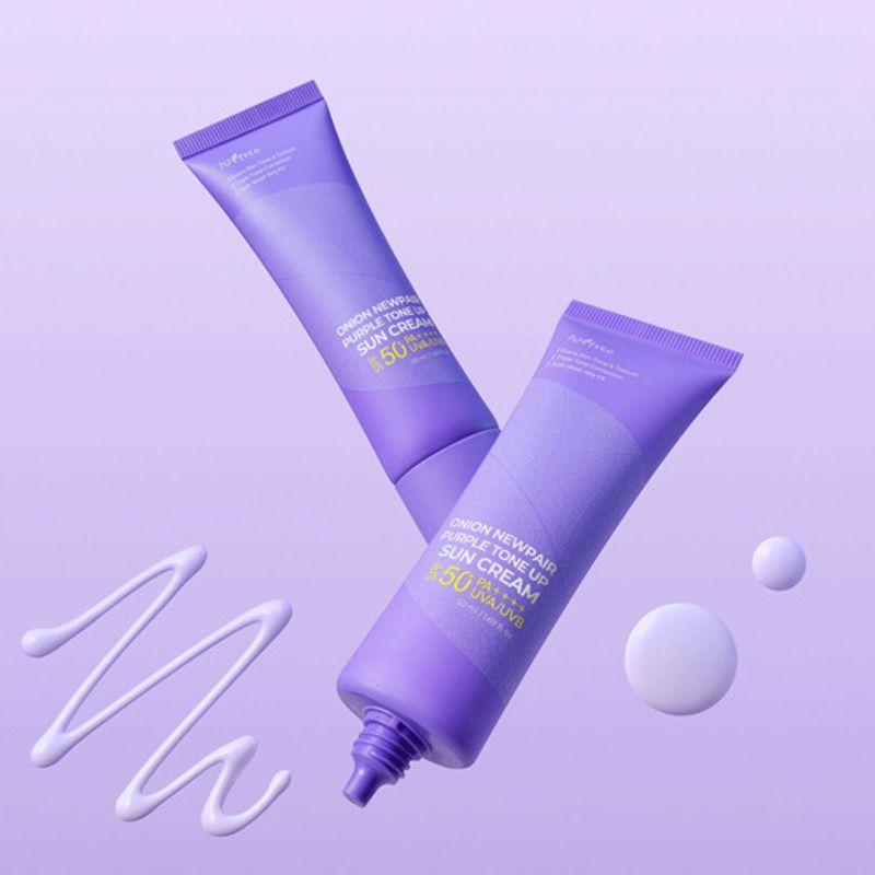 Onion Purple Tone-Up Sun Cream + Onion Gel Cream (20ml Aqua Gel Cream + 2ml Gel Cream X 3 Free)