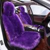 Winter Warm Car Seat Covers Artificial Plush Cars Cushion Soft Synthetic Wool Seats  Fit for Auto Truck, SUV, Van Hot