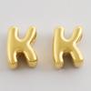3/6pcs Real Gold Plated A-Z Stainless Steel Beads For Jewelry Making Supplies 2mm Hole Spacer/Loose Bead DIY Handmade Materials
