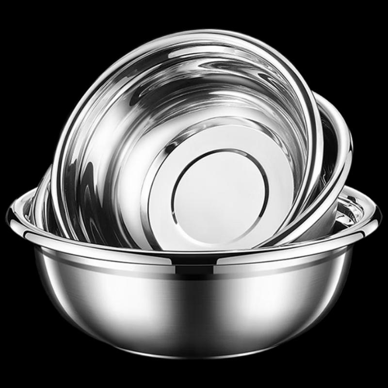 Danshizhiyuan Stainless Steel Round Mixing & Washing Bowl