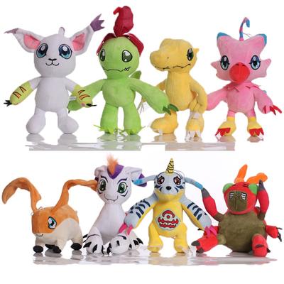Cute Cartoon Digimon Adventure Piyomon Dolls Anime Greymon Garurumon Plush Toy Gift for