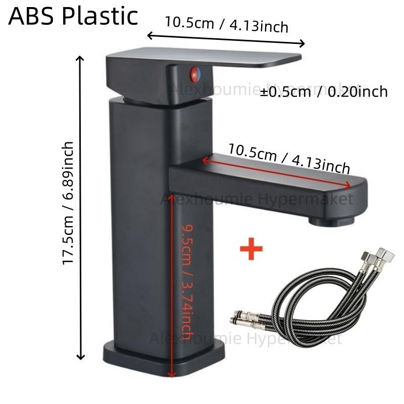 Bathroom Water Tap Washroom Faucet Deck Mounted Single Hole Single Handel Hot and Cold Water Mixer