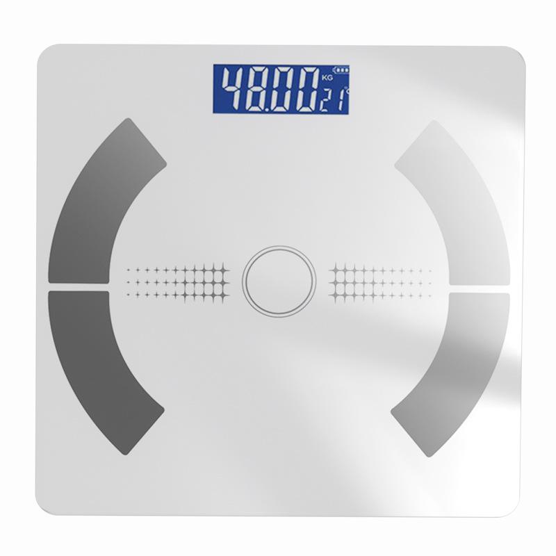 Balança Inteligente de Gordura Corporal Conectada por Bluetooth - Balança Eletrônica de Peso Precisa e Recarregável