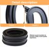 Soft Silicone Ear Pads For Headsets Headphones Ear Cushions Enhances Hearing Protections