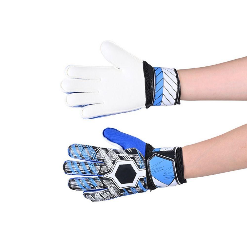 Finger Protection Latex Soccer Gloves Non-Slip Football Goalkeeper Gloves  Soccer Training