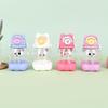 Water Bottle Cartoon Bear Children Ton Cup Household Portable Straw Plastic Cup High Value Couple Student Gift Bouncing Cup