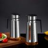 Automatisch öffnende und schließende Schwerkraft-Gewürzflasche Edelstahl-Ölflasche Soja Essig
