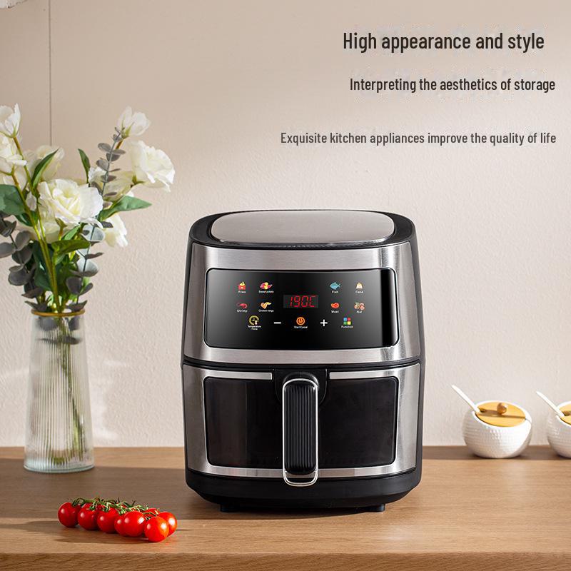 8L Multifunctional Smart Air Fryer - Large Capacity Electric Oven Household Fryer