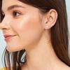 Trendy CZ Stone Metal Unisex Geometric Stud Earrings For Women Men, Luxury Bling AAA Cubic Zirconia Earring Ear Jewelry Gifts