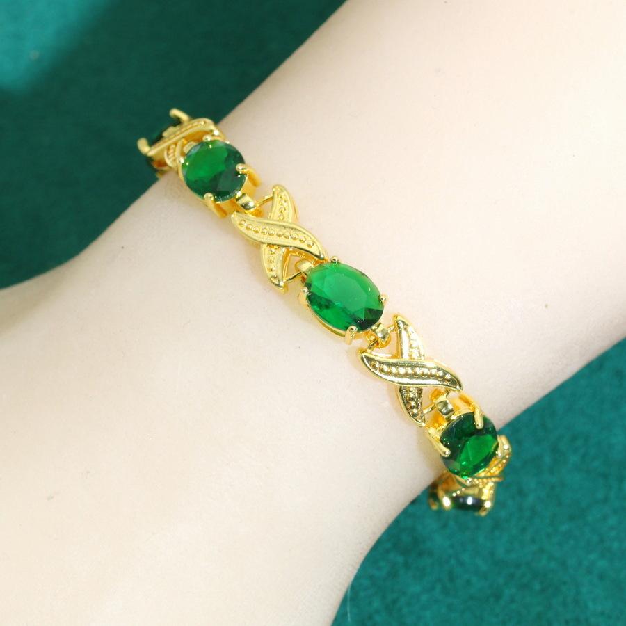 Hot Fashion High Quality Zircon Lady Bracelet Set Accessories